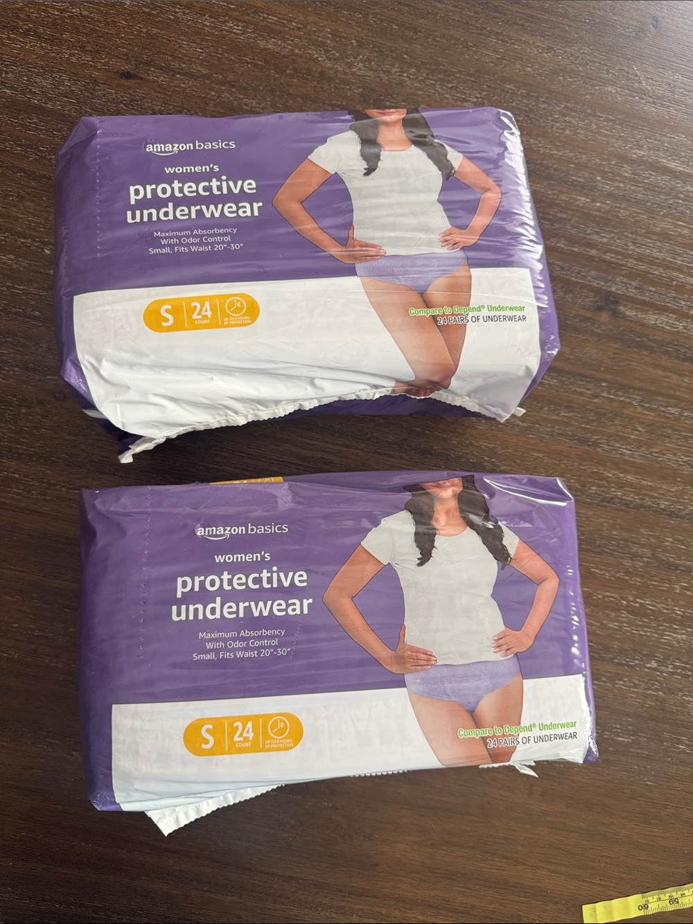Amazon Basics Women's Protective Underwear - 48 count
